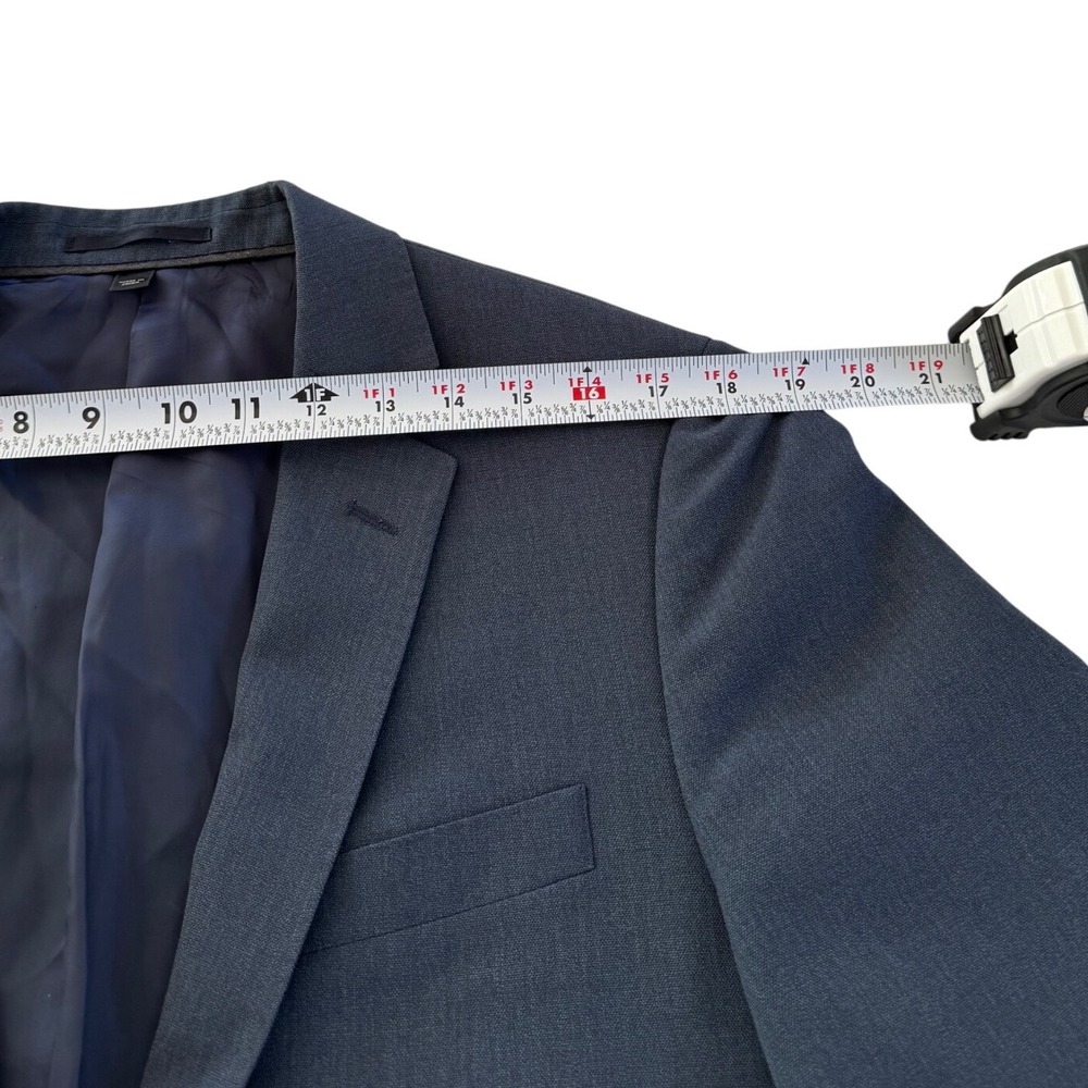 J. Crew Ludlow Traveler 38R Blue Italian Tollegno 1900 Wool Half Lined Blazer - Picture 7 of 11